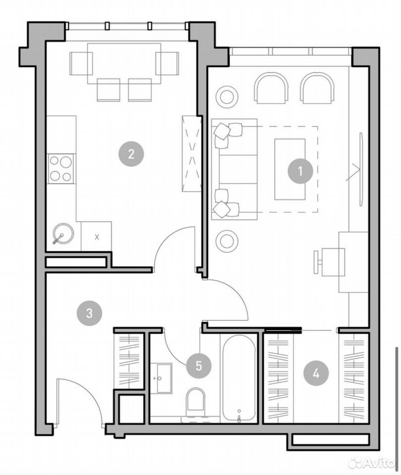 m. Koptevo: Apartment, 1-rooms