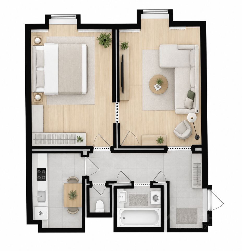 m. Arbatskaya: Apartment, 2-rooms