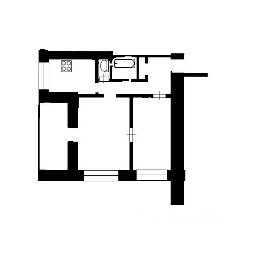 m. Chkalovskaya: Apartment, 2-rooms
