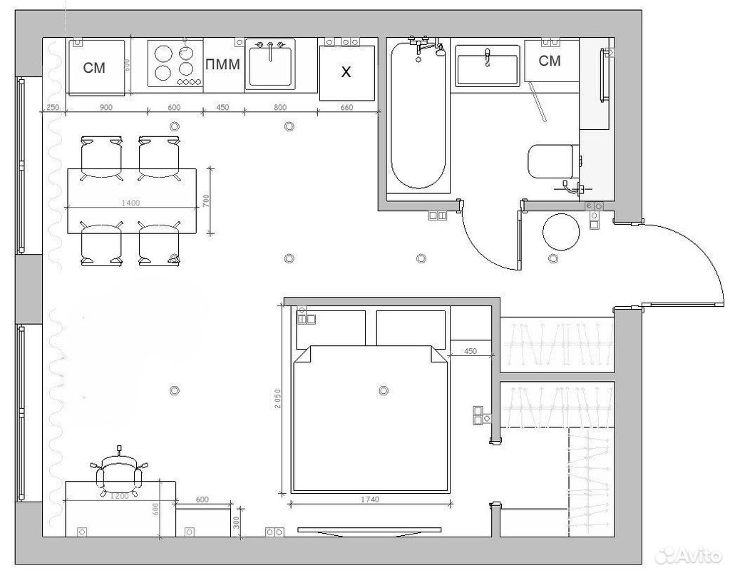 m. Aminyevskaya: Apartment, 1-rooms