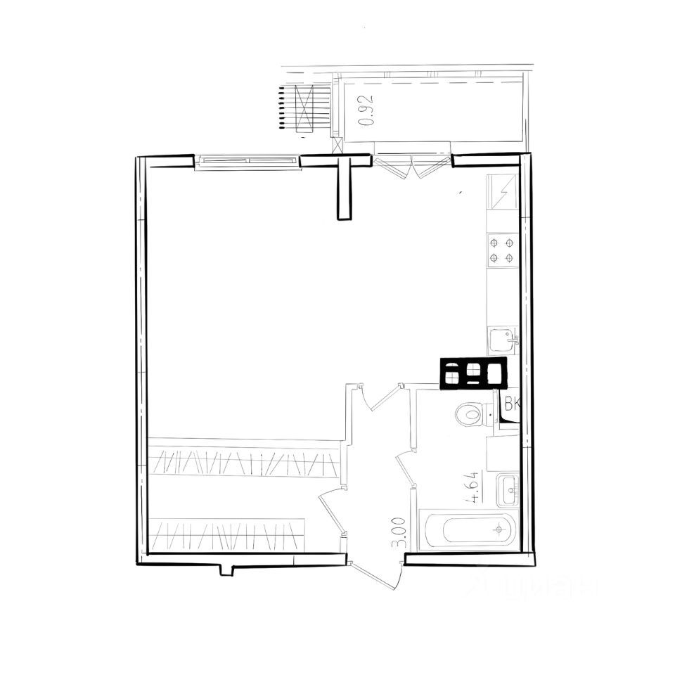 m. Grachevskaya: Apartment, studio