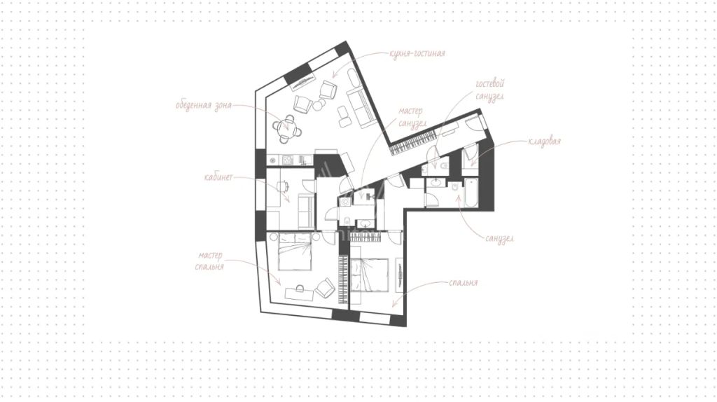 m. Chkalovskaya: Apartment, 4-rooms