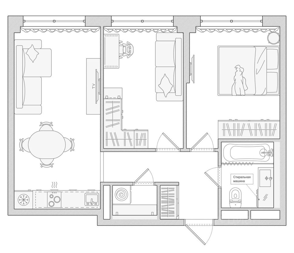 m. Aminyevskaya: Apartment, 2-rooms