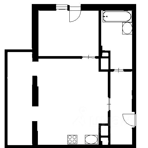 m. Kropotkinskaya: Apartment, 2-rooms