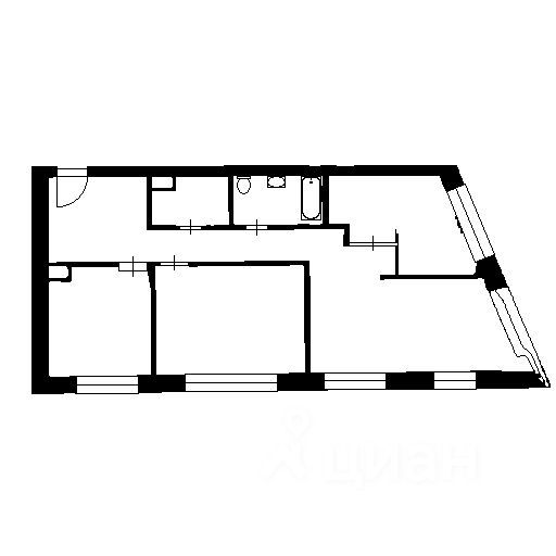 m. Shelepikha: Apartment, 3-rooms