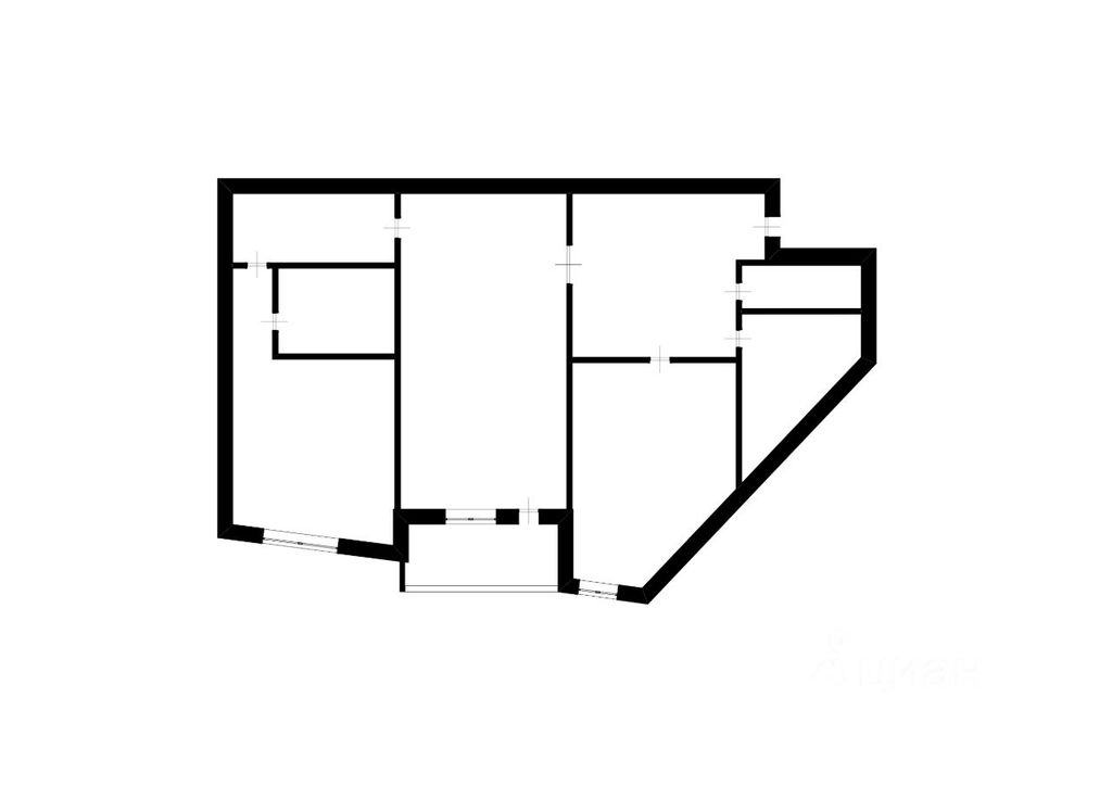 m. Akademicheskaya: Apartment, 2-rooms