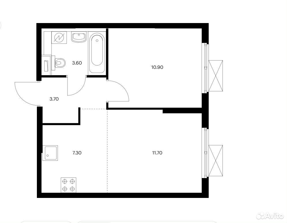 m. Aminyevskaya: Apartment, 1-rooms