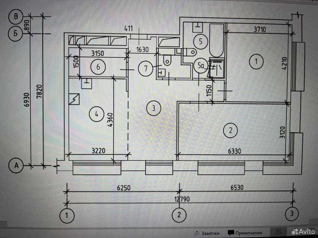 m. ZIL: Apartment, 3-rooms
