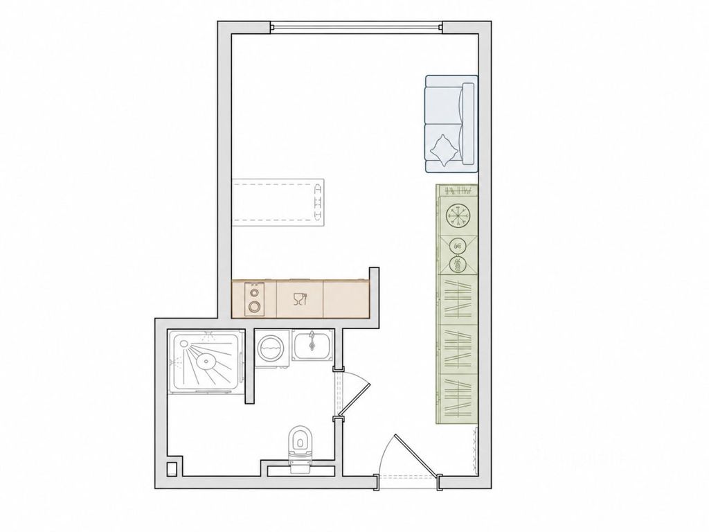 m. Michurinsky prospekt: Apartment, studio