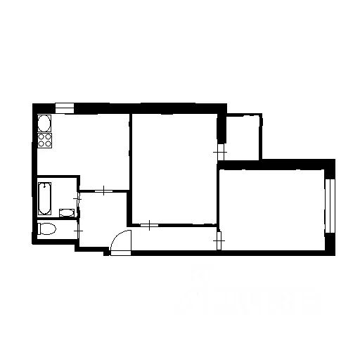 m. Medvedkovo: Apartment, 2-rooms