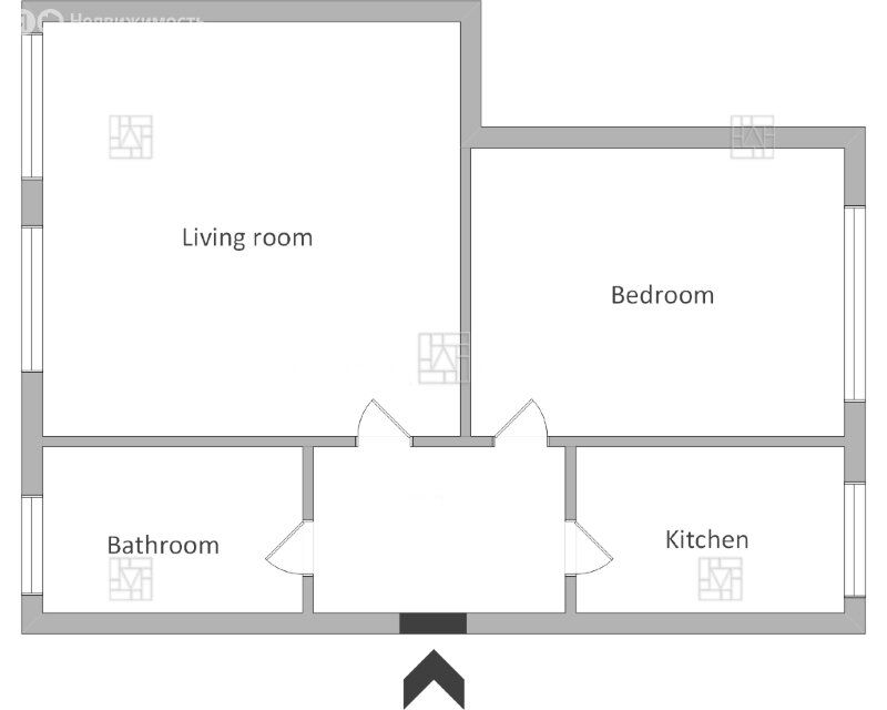 m. Barrikadnaya: Apartment, 2-rooms