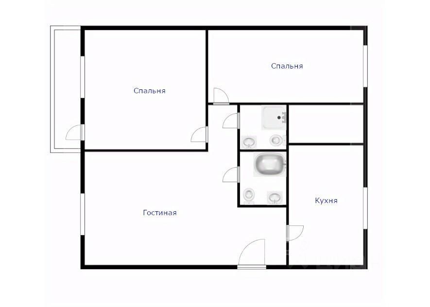 m. Mayakovskaya: Apartment, 3-rooms