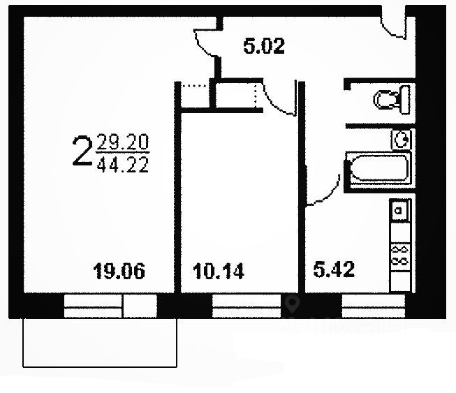 m. Belorusskaya: Apartment, 2-rooms