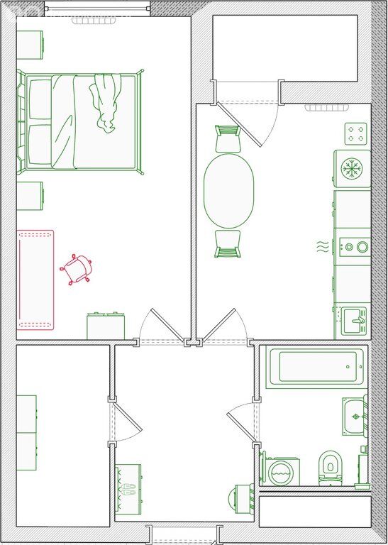 m. Stakhanovskaya: Apartment, 1-rooms