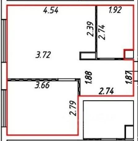m. Vodny stadion: Apartment, 1-rooms
