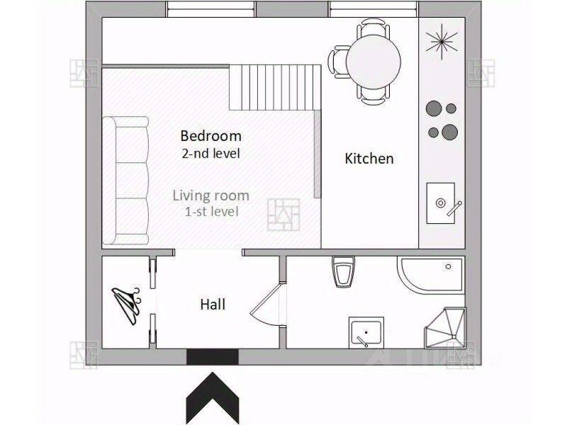 m. Aeroport: Apartment, 2-rooms