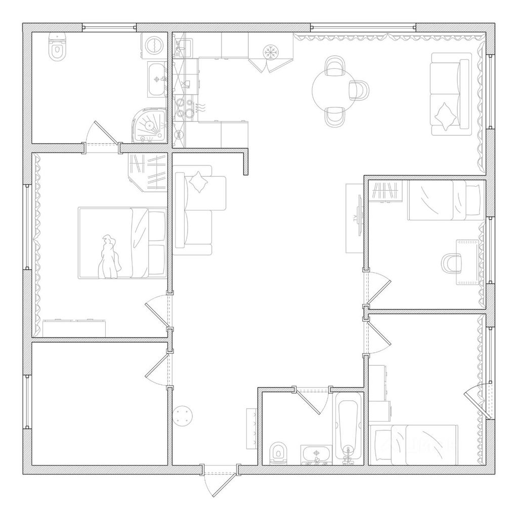 m. Anikeevka: Apartment, 3-rooms