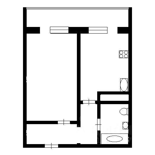 m. Myakinino: Apartment, 1-rooms
