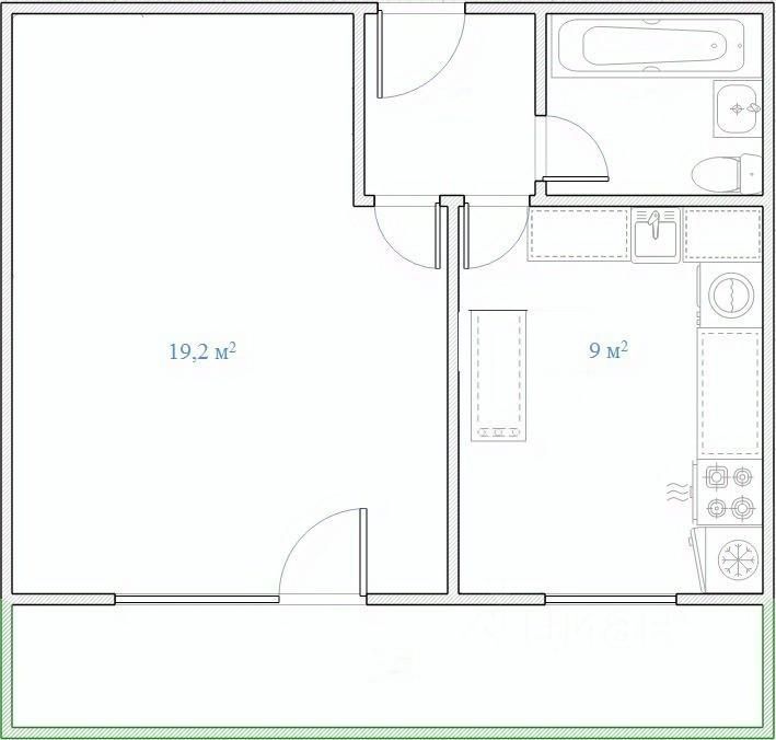 m. Prospekt Mira: Apartment, 1-rooms
