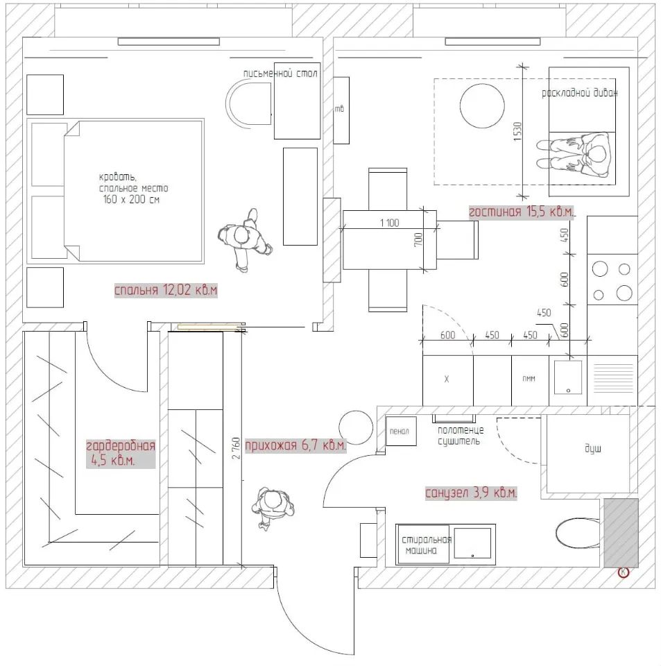 m. Testovskaya: Apartment, 2-rooms