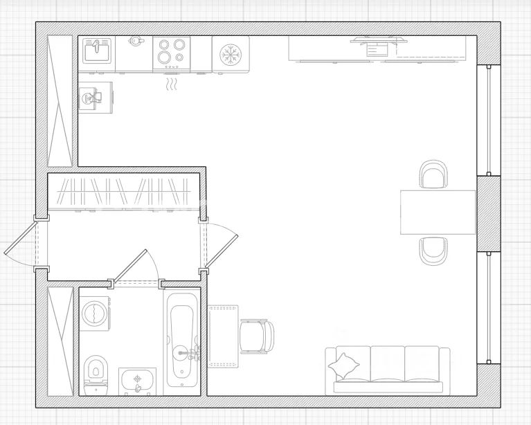 m. Nemchinovka: Apartment, 1-rooms