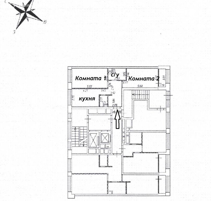 m. Fili: Apartment, 2-rooms