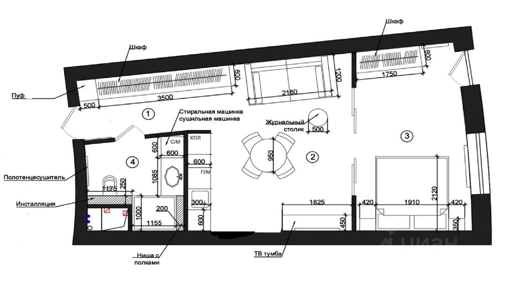 m. Profsoyuznaya: Apartment, 1-rooms