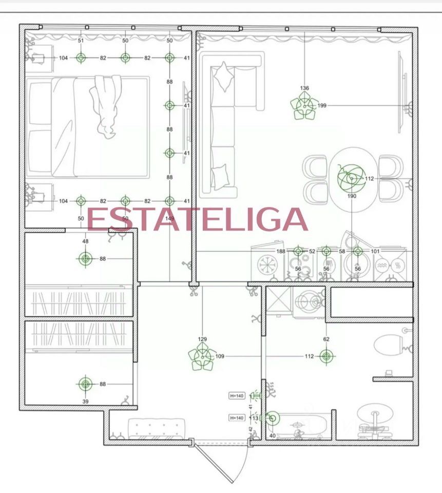 m. Shelepikha: Apartment, 2-rooms