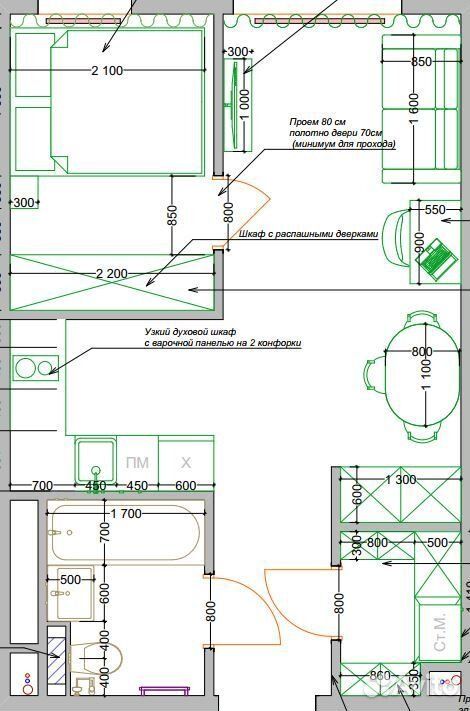 m. Sokolinaya Gora: Apartment, 1-rooms