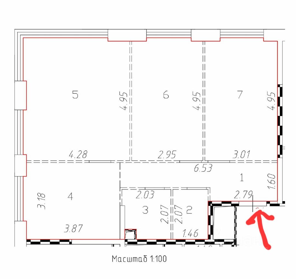m. Zorge: Apartment, 3-rooms