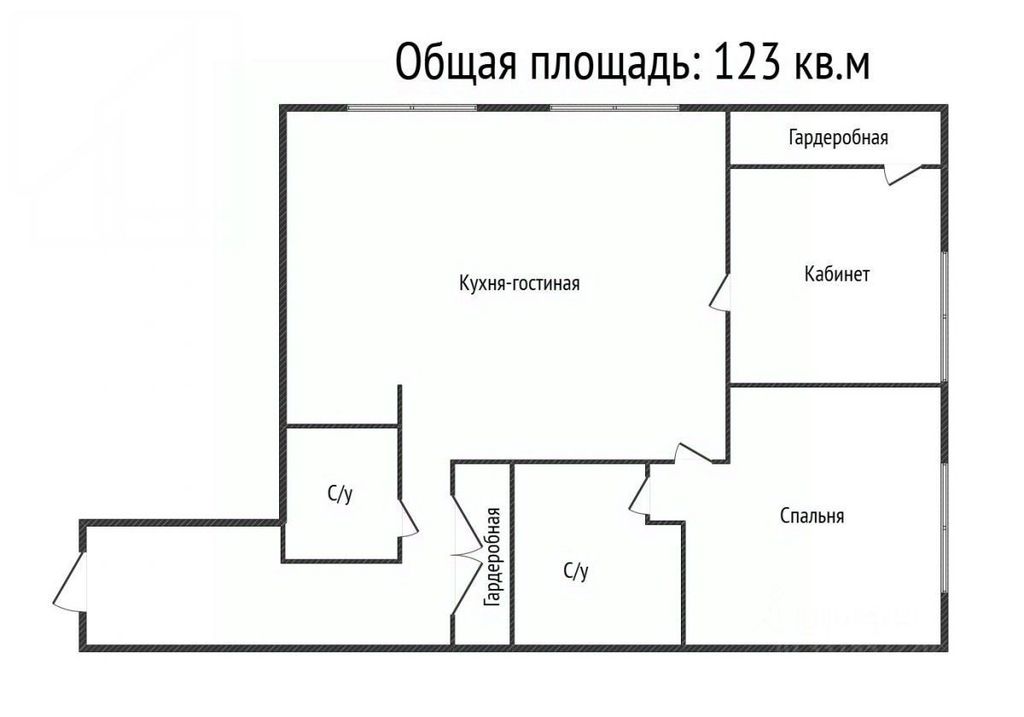 m. Mayakovskaya: Apartment, 3-rooms