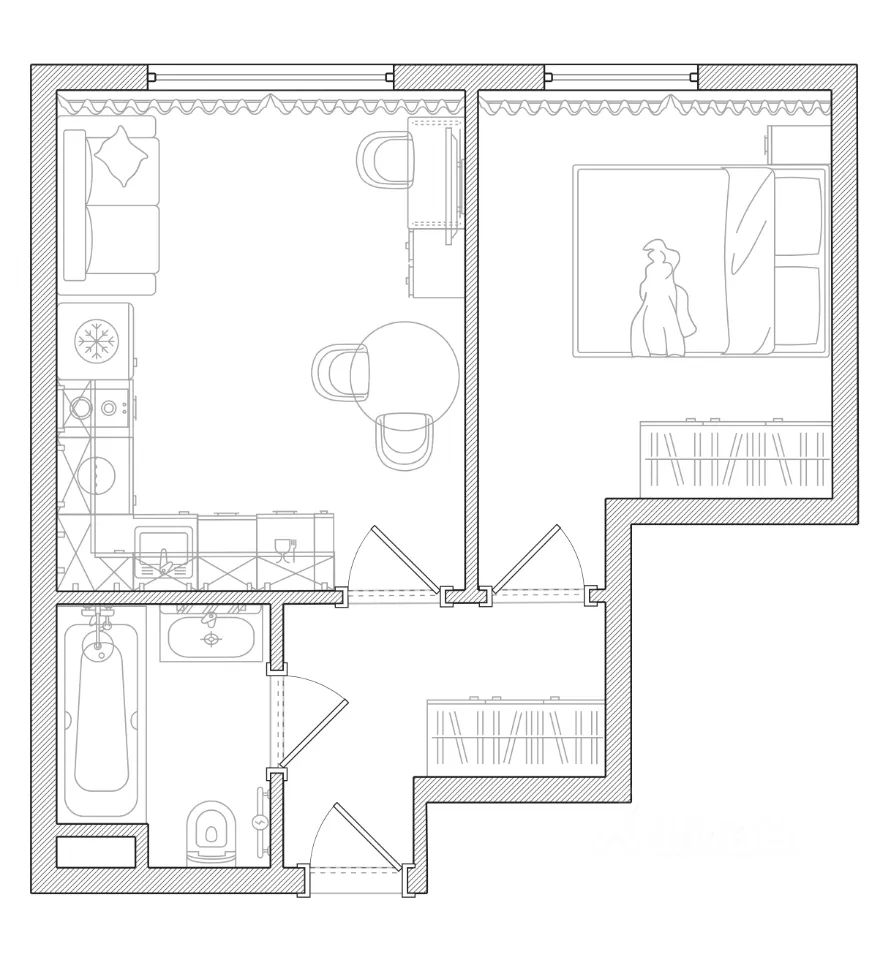 m. Seligerskaya: Apartment, 1-rooms