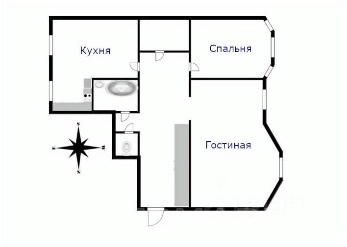 m. Novokuznetskaya: Apartment, 2-rooms