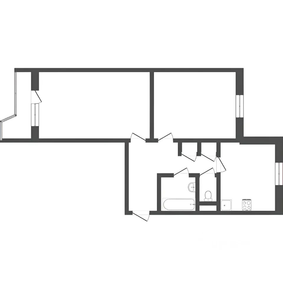 m. Kuchino: Apartment, 2-rooms