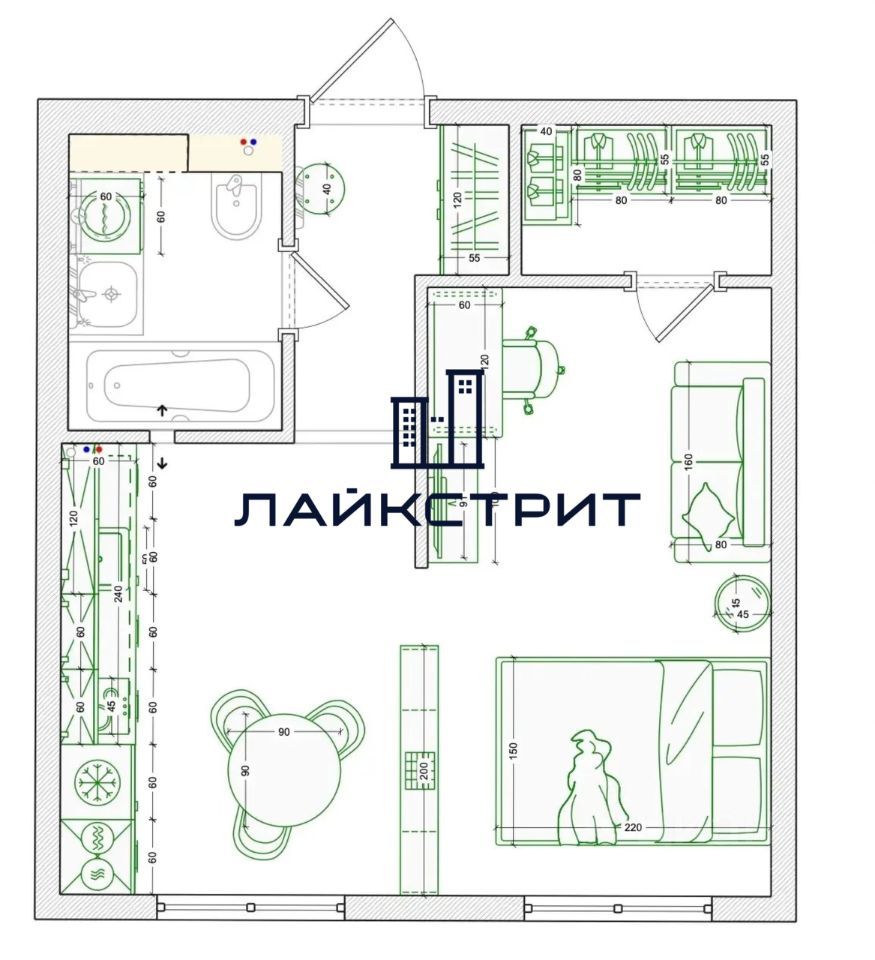 m. Butyrskaya : Apartment, 1-rooms
