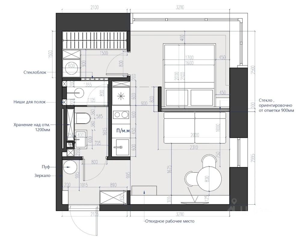 m. Kalitniki: Apartment, studio