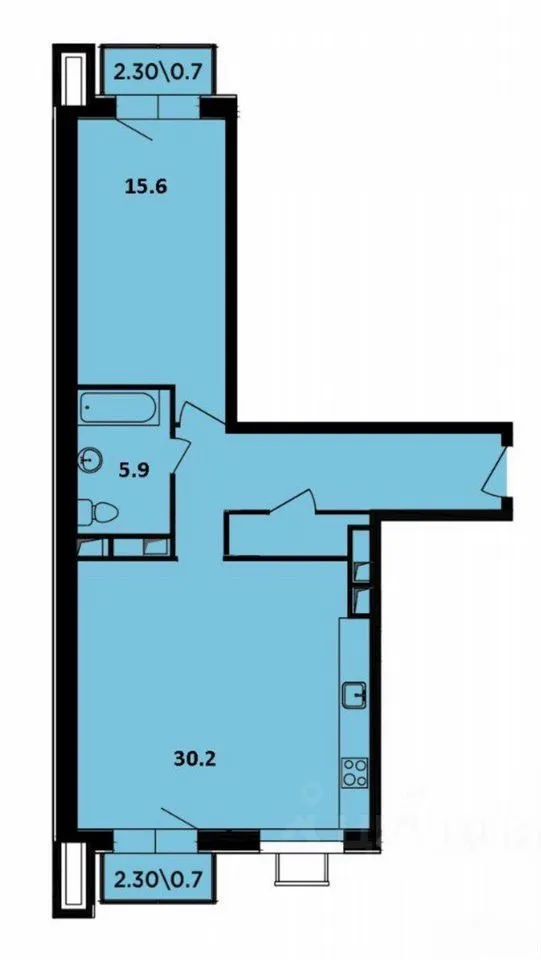m. Botanichesky sad: Apartment, 1-rooms