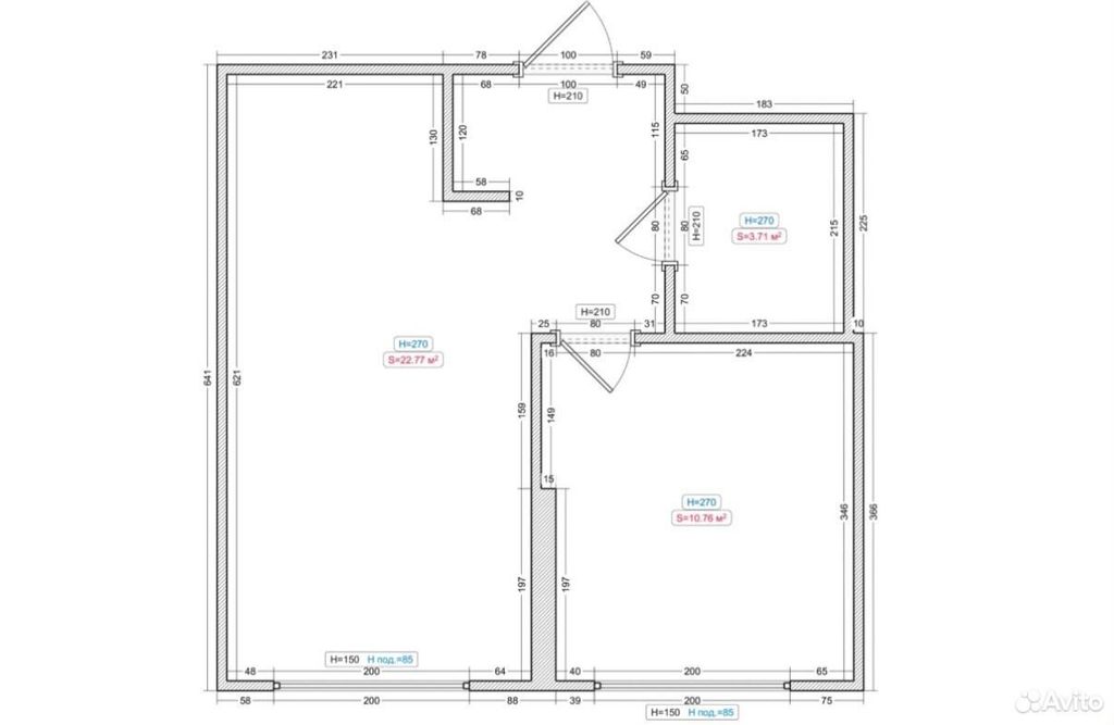 m. Bitsa: Apartment, 2-rooms