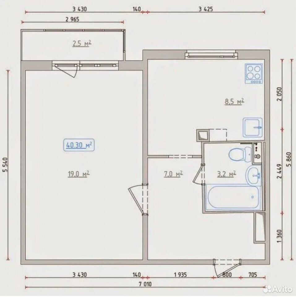 m. Krylatskoe: Apartment, 1-rooms