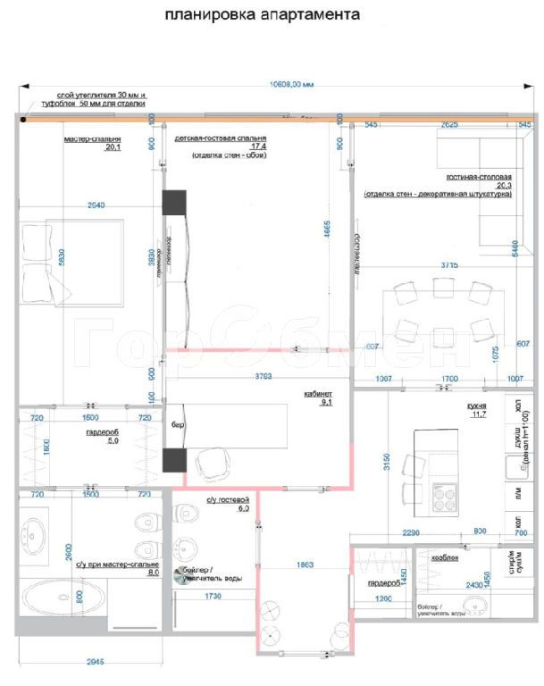 m. Lomonosovsky prospekt: Apartment, 3-rooms