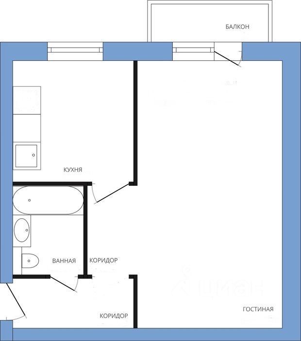 m. Ulitsa 1905 goda: Apartment, 1-rooms
