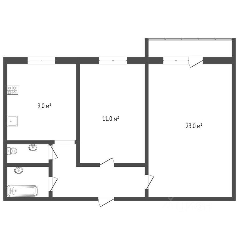 m. Novokuznetskaya: Apartment, 2-rooms