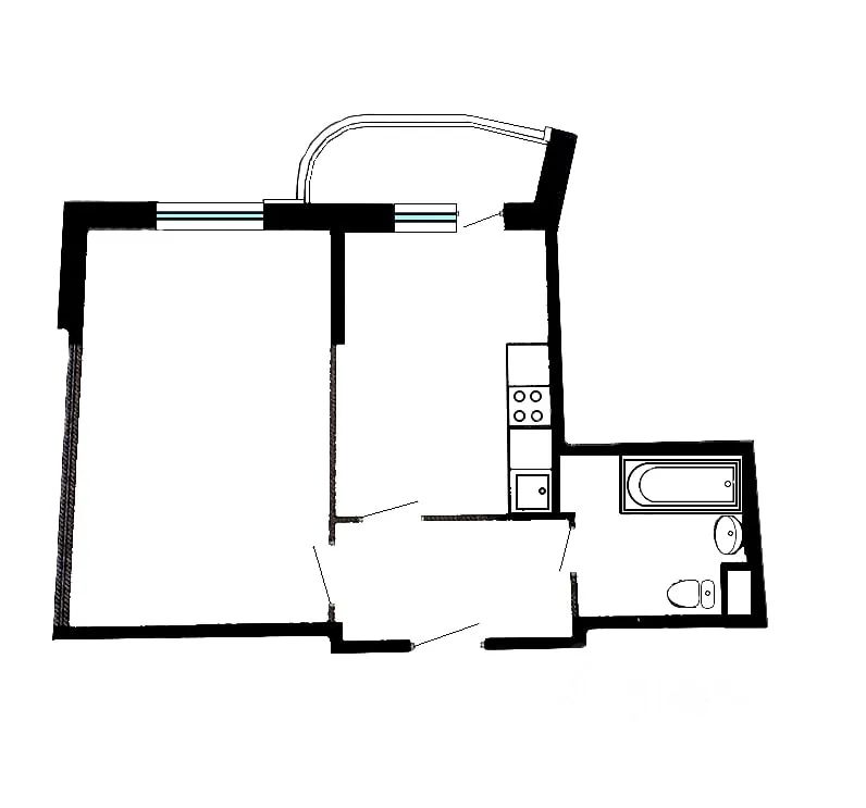 m. Nikolskoe: Apartment, 1-rooms
