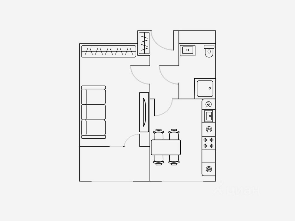 m. Oktyabrskoe pole: Apartment, 1-rooms
