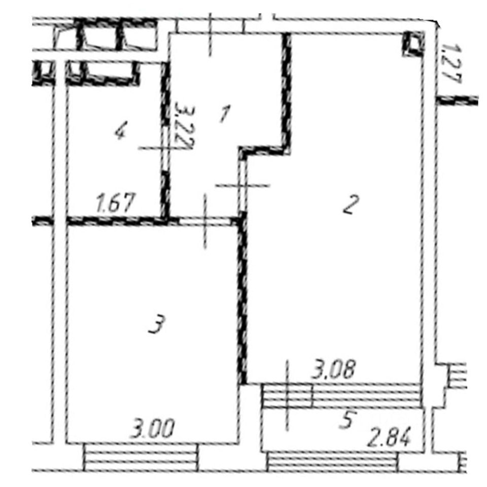 m. Spartak: Apartment, 1-rooms