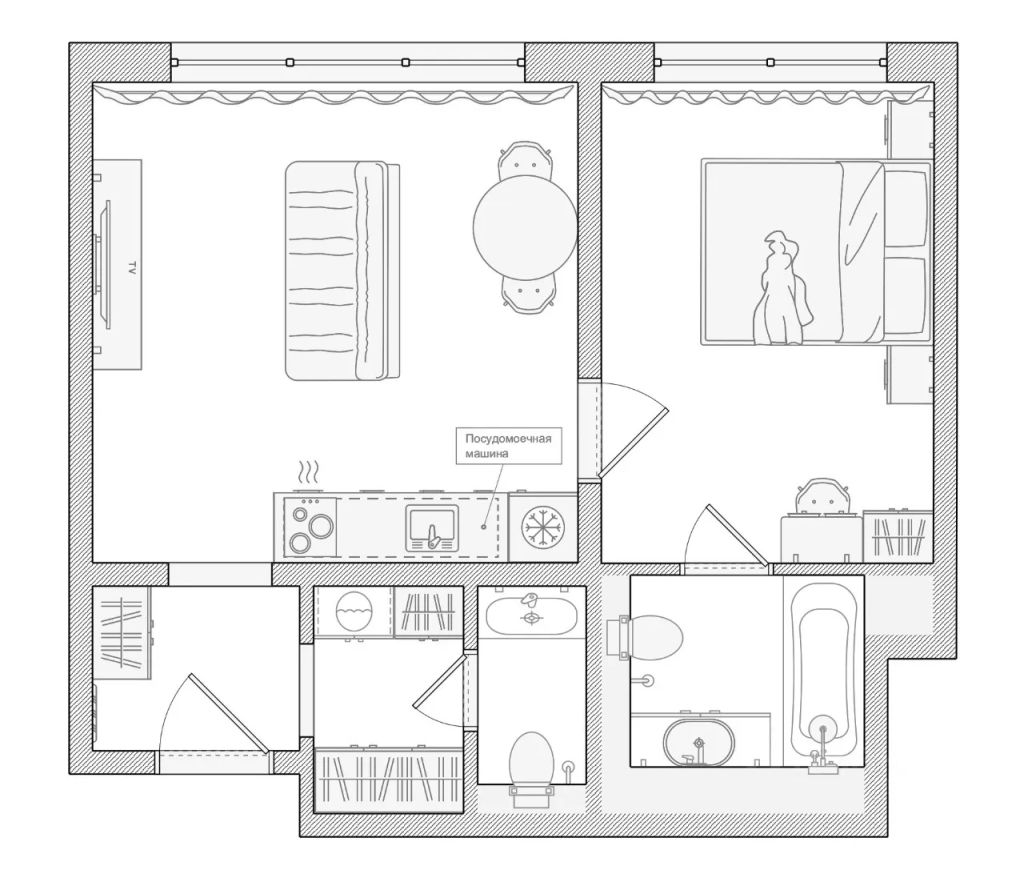 m. Volgogradsky prospekt: Apartment, 1-rooms