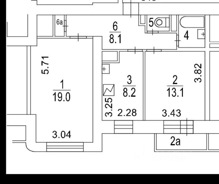 m. Krasnoselskaya: Apartment, 2-rooms