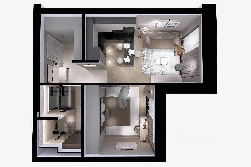 m. TsSKA: Apartment, 2-rooms