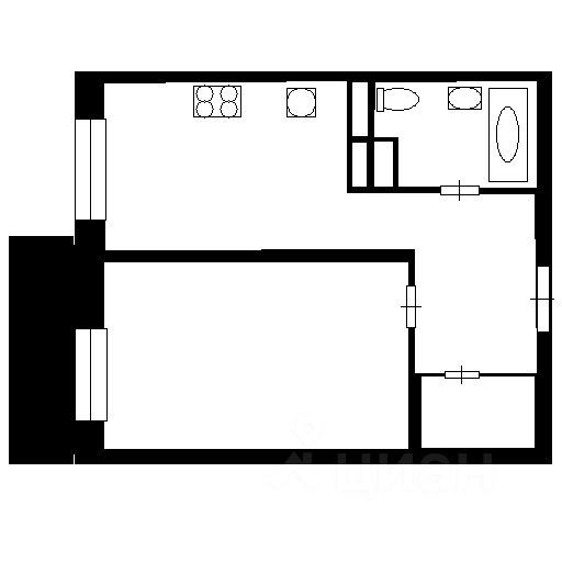m. Domodedovskaya: Apartment, 1-rooms