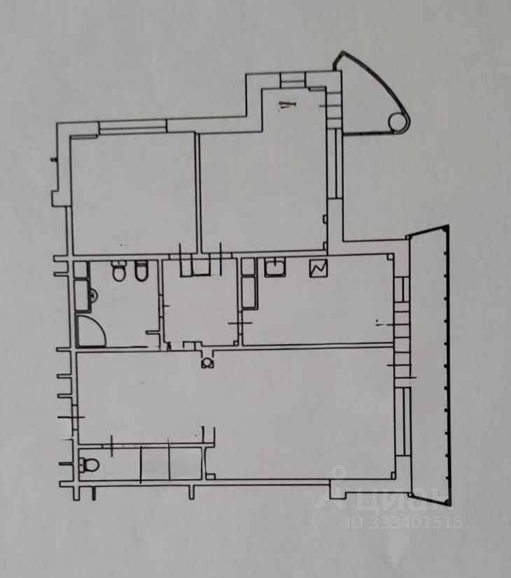 m. Akademicheskaya: Apartment, 3-rooms